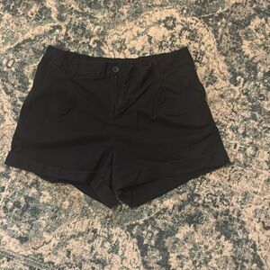 Black high waisted shorts. XL